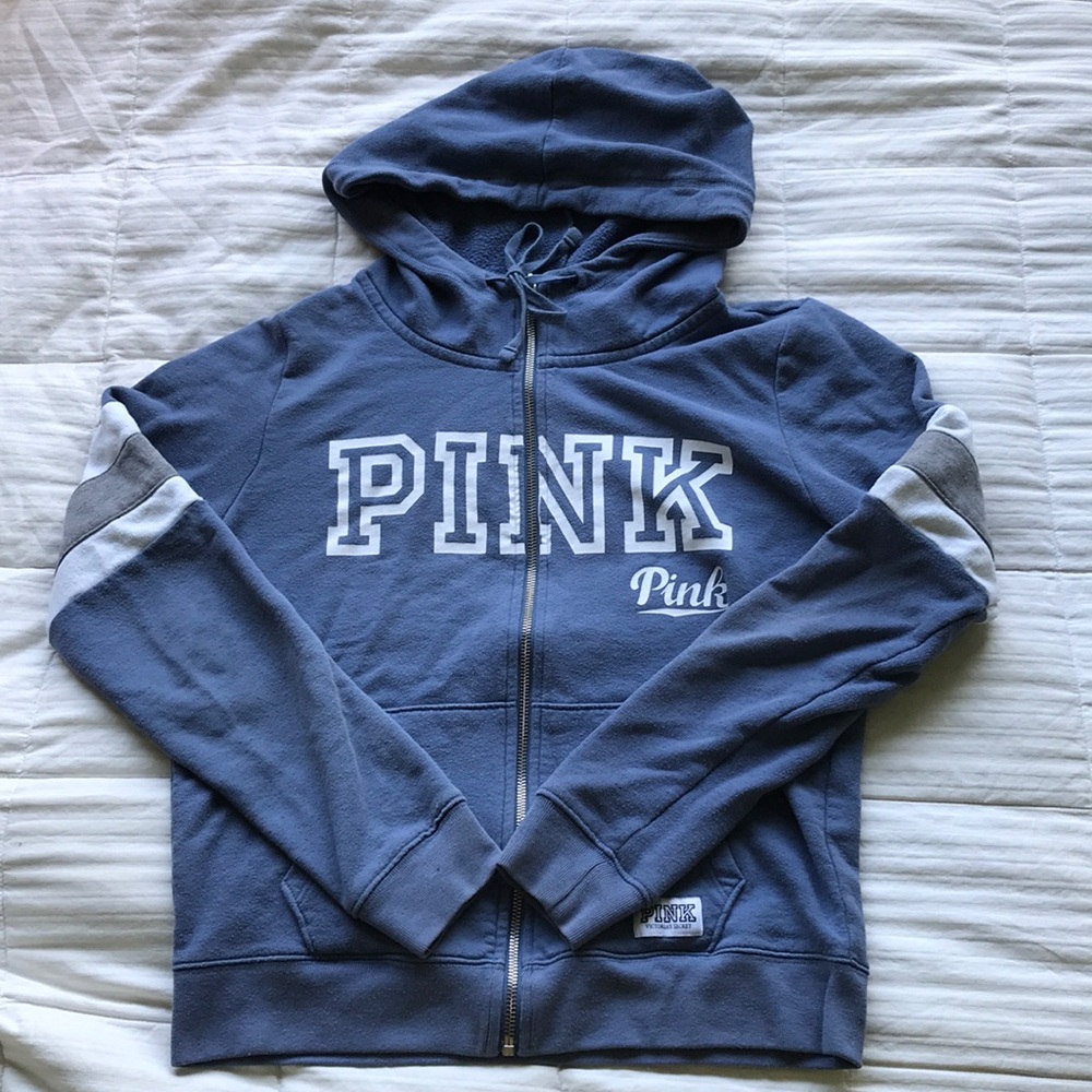 Blue hoodie (zip up)